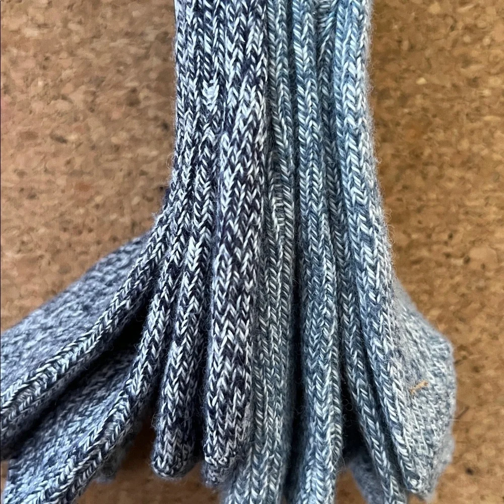 Alpine Design Ragg Hiking Socks Mens MD Blue NEW 2 Pair Crew Cut AD23-MSTR-15660